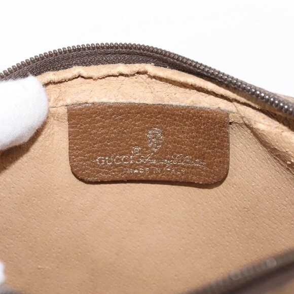 GUCCI GG Supreme Web Sherry Line Shoulder Bag PVC Beige 116 02 089 Auth BA6301 - Picture 9 of 16